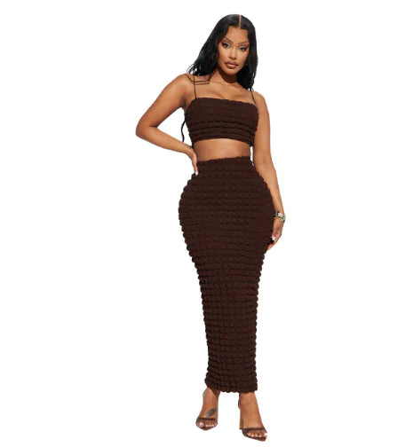 Textured Two Piece Set